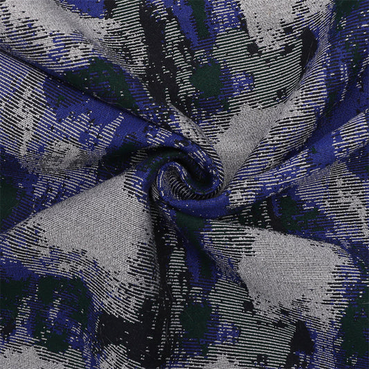 chuangyuansu Multi-colored jacquard fabric Jacquard fabric Jacquard yarn-dyed knitwear