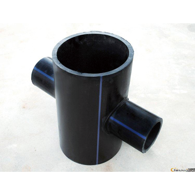 xilinsujiao PE four-way Feed pipe fitting Feed pipe Plastic fuse tee