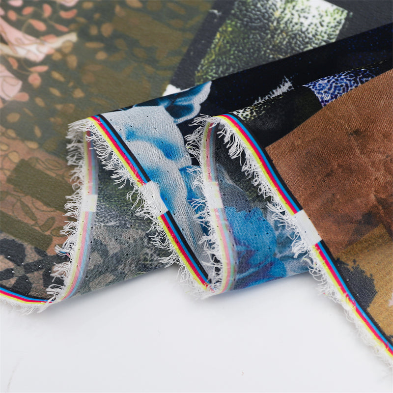chuangyuansu Digitally printed fabrics Textile digital printing  Textile printing Digital printing