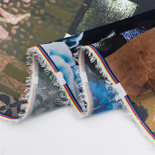 chuangyuansu Digitally printed fabrics Textile digital printing  Textile printing Digital printing
