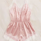 wuyemeili Women's underwear pajamas zt033 Lace ice silk pajamas High-end home pajamas Sexy Women's Suspender Nightdress
