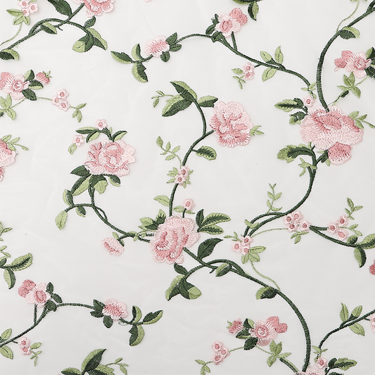 chuangyuansu Multi-color embroidered fabric Embroidered fabric Embroidered textile textile