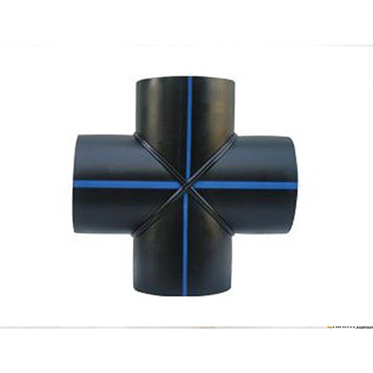 xilinsujiao PE four-way Feed pipe fitting Feed pipe Plastic fuse tee