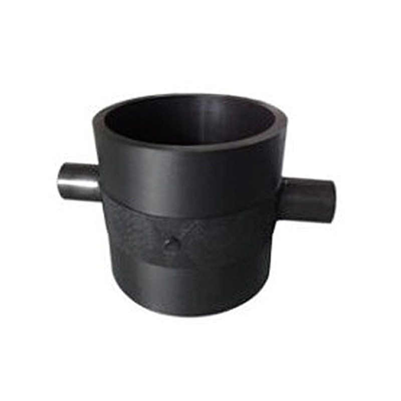 xilinsujiao PE four-way Feed pipe fitting Feed pipe Plastic fuse tee