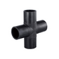 xilinsujiao PE four-way Feed pipe fitting Feed pipe Plastic fuse tee