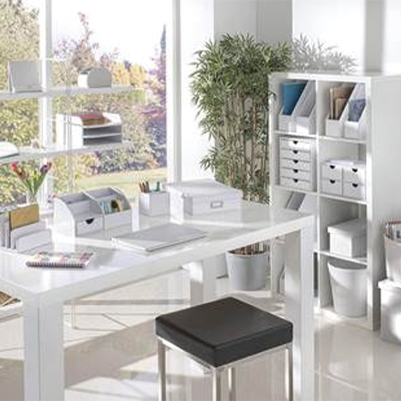 fuliangongyi Double drawer with tray file box FL22060601