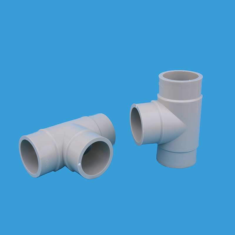 xilinsujiao PPH tee series Fitting pipe material  pvc tee pipe Threading tee