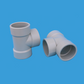 xilinsujiao PPH tee series Fitting pipe material  pvc tee pipe Threading tee